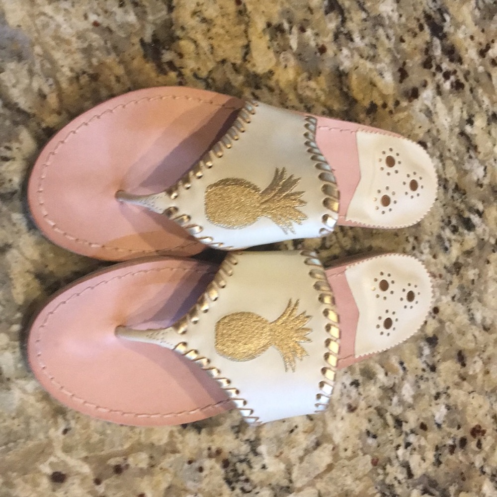 Jack Rogers Pineapple leather Sandals